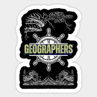 Geographers Sticker